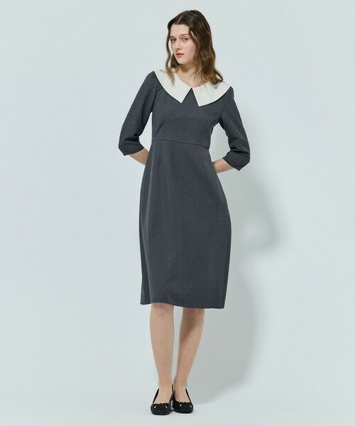 TOCCA / トッカ ロング・マキシ丈ワンピース | 【八木アリサさん着用】【00サイズあり・消臭】FLYING SAUCER 七分丈ドレス | 詳細18