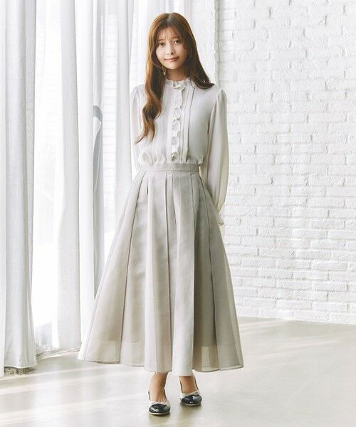 TOCCA / トッカ ミニ・ひざ丈スカート | 【百田夏菜子さん着用】【消臭】LUNA VEIL スカート | 詳細1