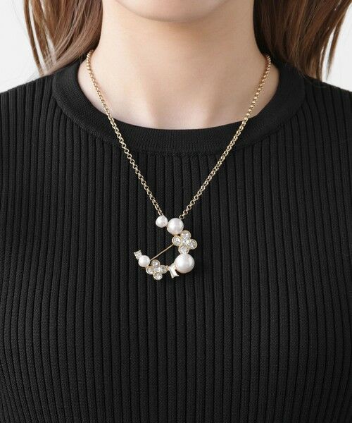 TOCCA / トッカ ブローチ・コサージュ | WITH FLORA 2WAY BROOCH NECKLACE ブローチネックレス | 詳細1