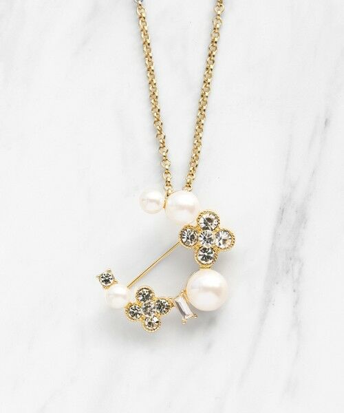 TOCCA / トッカ ブローチ・コサージュ | WITH FLORA 2WAY BROOCH NECKLACE ブローチネックレス | 詳細3