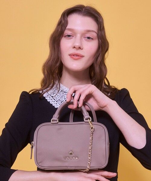 TOCCA / トッカ ショルダーバッグ | 【八木アリサさん着用】WITH CLARISSE 2WAY NYLONBAG ミニボストンバッグ | 詳細12