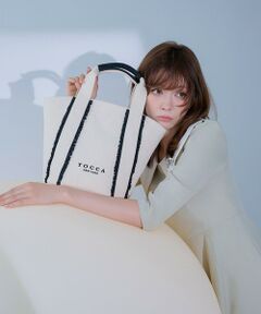 TOCCA / トッカ トートバッグ | 【八木アリサさん着用】TRILL TRIM CANVASTOTE キャンバストートバッグ