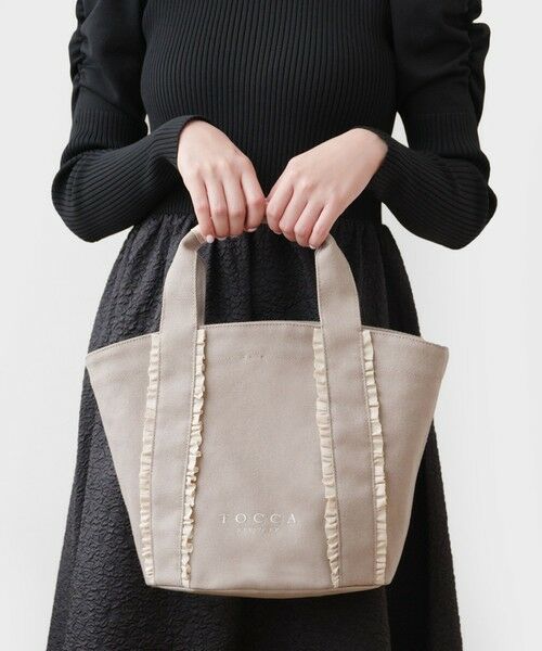 TOCCA / トッカ トートバッグ | 【八木アリサさん着用】TRILL TRIM CANVASTOTE キャンバストートバッグ | 詳細18