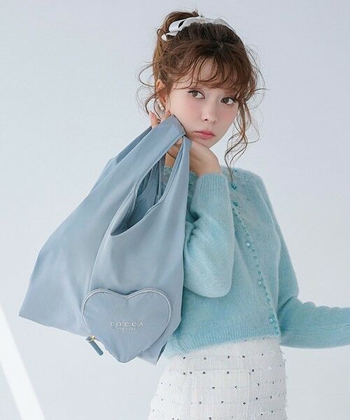 TOCCA / トッカ エコバッグ | 【八木アリサさん着用】【WEB＆一部店舗限定・A4サイズ対応】AVEC CUORE ECOBAG エコバッグ | 詳細11