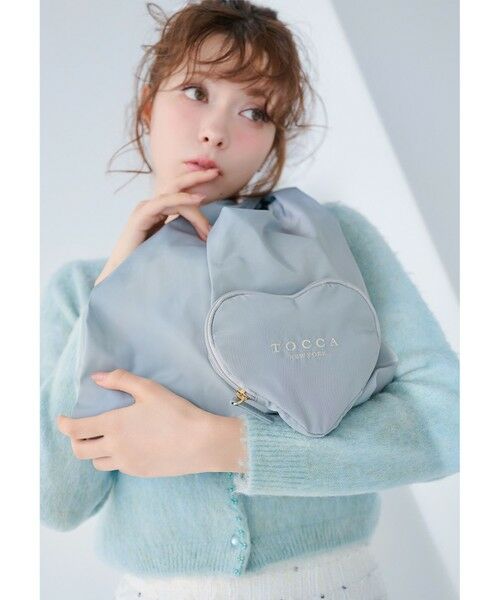 TOCCA / トッカ エコバッグ | 【八木アリサさん着用】【WEB＆一部店舗限定・A4サイズ対応】AVEC CUORE ECOBAG エコバッグ | 詳細12