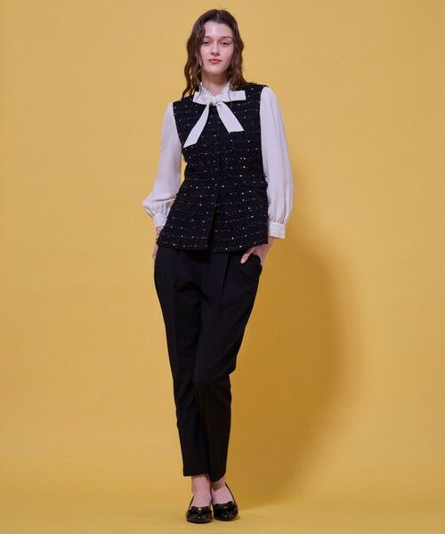 TOCCA / トッカ ノーカラージャケット | 【八木アリサさん着用】【消臭】FLOWER HIDE AND SEEK ジレ | 詳細2