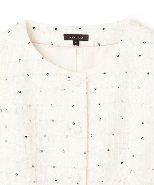 TOCCA / トッカ ノーカラージャケット | 【八木アリサさん着用】【消臭】FLOWER HIDE AND SEEK ジレ | 詳細21