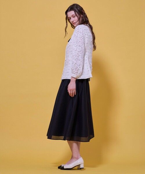 TOCCA / トッカ ノーカラージャケット | 【八木アリサさん着用】【消臭】FLOWER HIDE AND SEEK ジレ | 詳細13