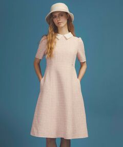 TOCCA / トッカ ロング・マキシ丈ワンピース | 【洗える・消臭】 TWEED BLOSSOM ドレス