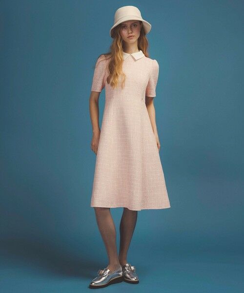 TOCCA / トッカ ロング・マキシ丈ワンピース | 【洗える・消臭】 TWEED BLOSSOM ドレス | 詳細1