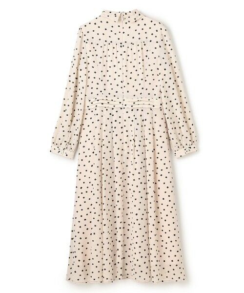 TOCCA / トッカ ロング・マキシ丈ワンピース | 【八木アリサさん着用】【消臭】PROMISE RIBBON ROSETTE ドット柄ドレス | 詳細9