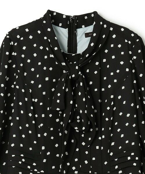 TOCCA / トッカ ロング・マキシ丈ワンピース | 【八木アリサさん着用】【消臭】PROMISE RIBBON ROSETTE ドット柄ドレス | 詳細11