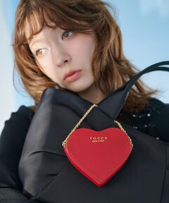 TOCCA / トッカ ポーチ | 【八木アリサさん着用】WISH IN HEART CHARM POUCH チャームポーチ