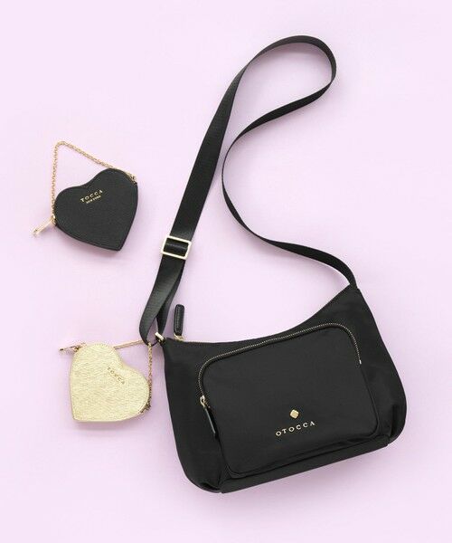 TOCCA / トッカ ポーチ | 【八木アリサさん着用】WISH IN HEART CHARM POUCH チャームポーチ | 詳細1