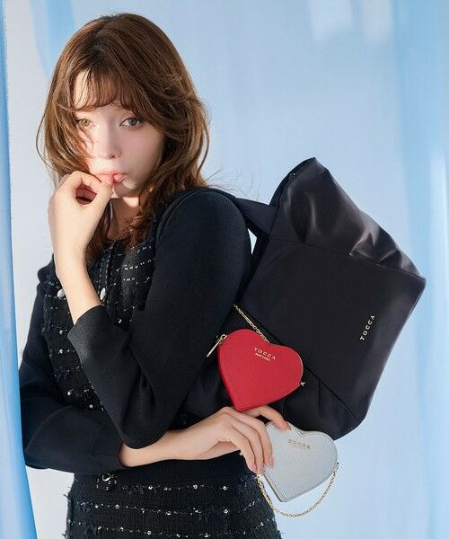 TOCCA / トッカ ポーチ | 【鈴木ゆうかさん着用・ギフトにおすすめ！】WISH IN HEART CHARM POUCH チャームポーチ | 詳細12