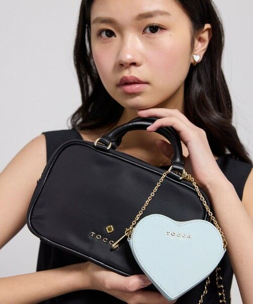 TOCCA / トッカ ポーチ | 【八木アリサさん着用・ギフトにおすすめ！】WISH IN HEART CHARM POUCH チャームポーチ | 詳細13