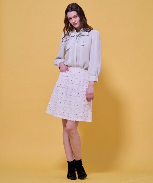 TOCCA / トッカ ミニ・ひざ丈スカート | 【八木アリサさん着用】【消臭】FLOWER HIDE AND SEEK スカート | 詳細19