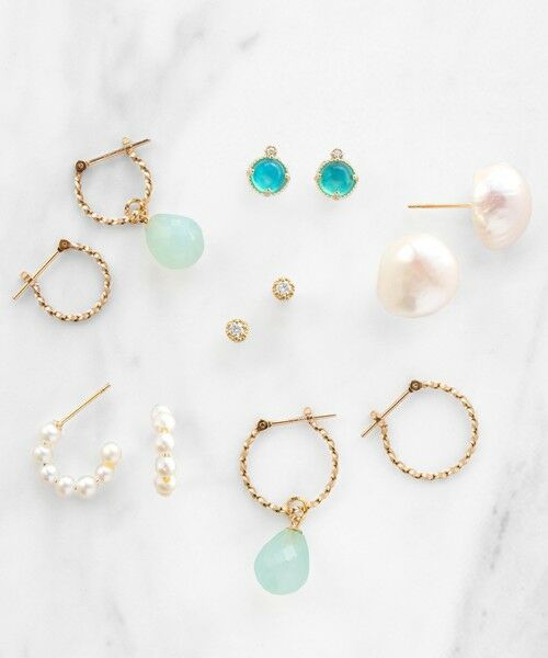 TOCCA / トッカ ピアス・イヤリング | 【WEB限定】FLORA K18 DIAMOND  K18 PIERCED EARRINGS K18 ダイヤモンド ピアス | 詳細4