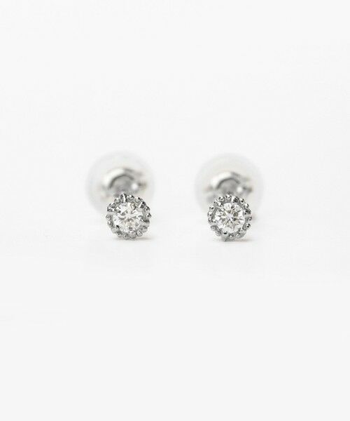 TOCCA / トッカ ピアス・イヤリング | 【WEB限定】FLORA PLATINUM DIAMOND PIERCED EARRINGS プラチナ ダイヤモンド ピアス | 詳細1