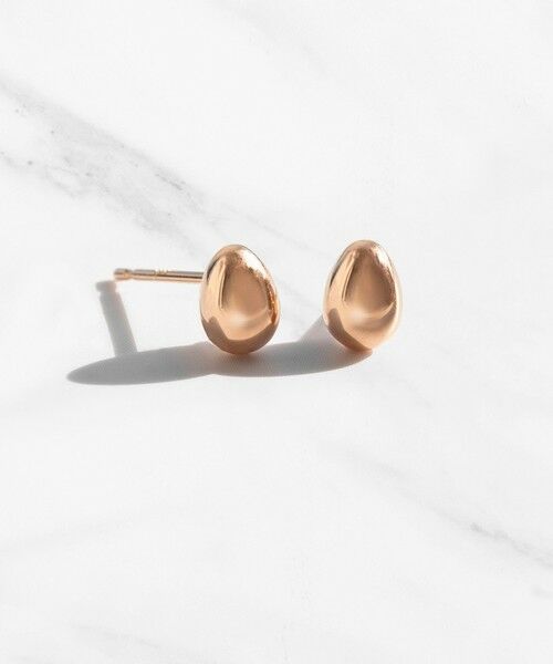 TOCCA / トッカ ピアス・イヤリング | 【WEB限定】DROP OF PETAL K10 PIERCED EARRINGS ピアス（ローズ系）