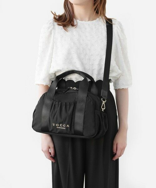 TOCCA / トッカ ショルダーバッグ | 【WEB＆一部店舗限定】【一部カラー撥水】AMIRARE NYLON BOSTON M ボストンバッグ | 詳細3