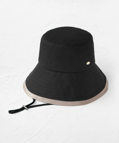 TOCCA / トッカ ハット | 【サイズ調整可】TRIM RIBBON BUCKET HAT コットン バケットハット（ブラック系）