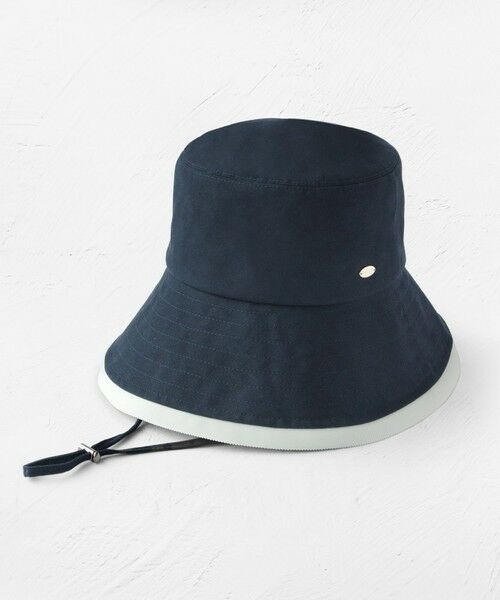 TOCCA / トッカ ハット | 【サイズ調整可】TRIM RIBBON BUCKET HAT コットン バケットハット（ネイビー系）