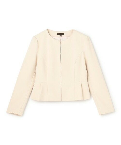 TOCCA / トッカ ノーカラージャケット | TIMELESS RHAPSODY ジャケット(ベージュ系)