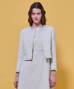 TOCCA / トッカ ノーカラージャケット | GLOW SILHOUETTE ジャケット