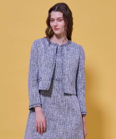 TOCCA / トッカ ノーカラージャケット | GLOW SILHOUETTE ジャケット