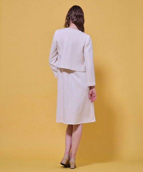 TOCCA / トッカ ノーカラージャケット | 【宮本茉由さん着用】GLOW SILHOUETTE ジャケット | 詳細4