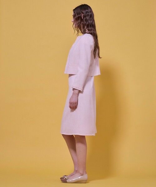 TOCCA / トッカ ノーカラージャケット | 【宮本茉由さん着用】GLOW SILHOUETTE ジャケット | 詳細7