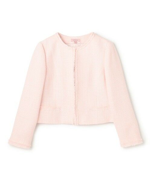 TOCCA / トッカ ノーカラージャケット | 【宮本茉由さん着用】GLOW SILHOUETTE ジャケット | 詳細9