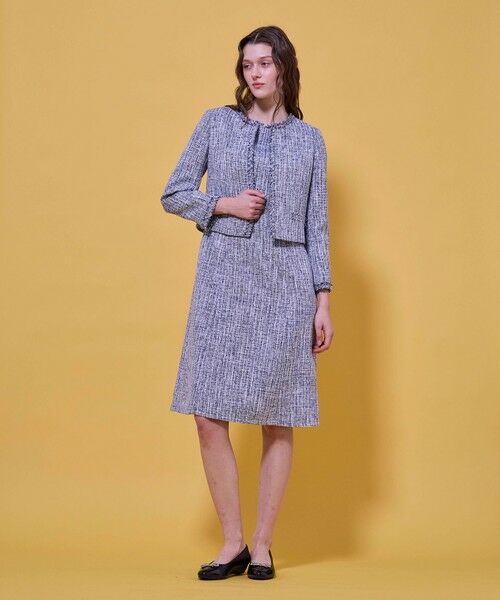 TOCCA / トッカ ノーカラージャケット | 【宮本茉由さん着用】GLOW SILHOUETTE ジャケット | 詳細22