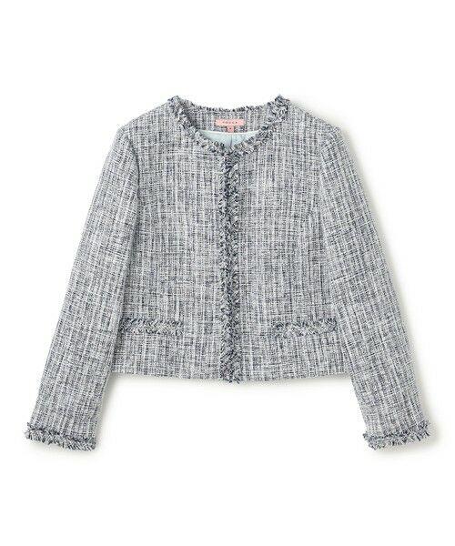 TOCCA / トッカ ノーカラージャケット | 【宮本茉由さん着用】GLOW SILHOUETTE ジャケット | 詳細25