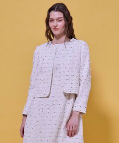 TOCCA / トッカ ノーカラージャケット | FLOWER HIDE AND SEEK ジャケット