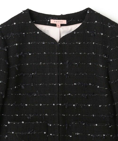 TOCCA / トッカ ノーカラージャケット | FLOWER HIDE AND SEEK ジャケット | 詳細7