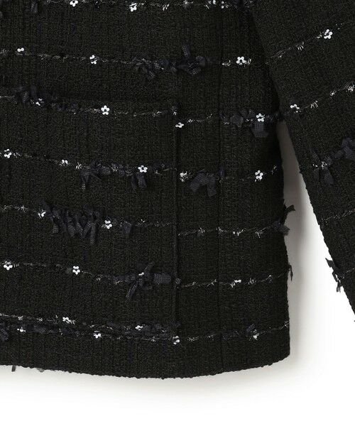 TOCCA / トッカ ノーカラージャケット | FLOWER HIDE AND SEEK ジャケット | 詳細9