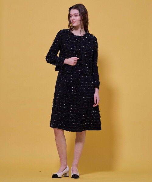 TOCCA / トッカ ノーカラージャケット | FLOWER HIDE AND SEEK ジャケット | 詳細2