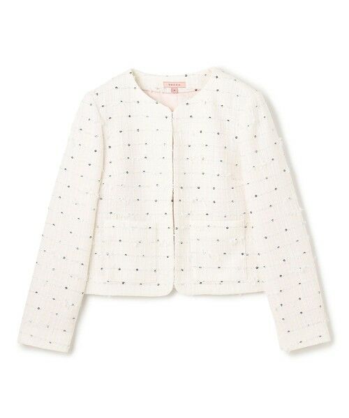 TOCCA / トッカ ノーカラージャケット | FLOWER HIDE AND SEEK ジャケット | 詳細18