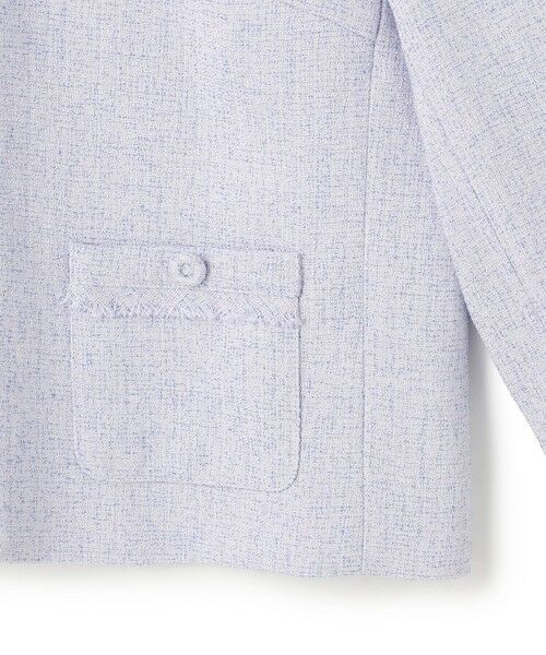 TOCCA / トッカ ノーカラージャケット | FROST MIST TWEED ジャケット | 詳細14