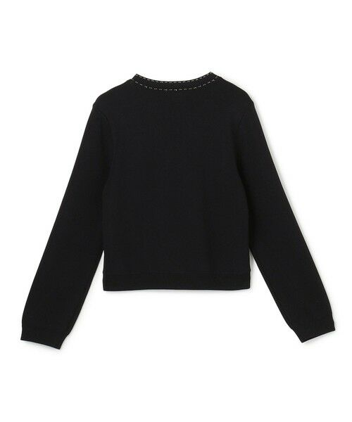 TOCCA / トッカ ノーカラージャケット | 【八木アリサさん着用】FLOWER HIDE AND SEEK ニットジャケット | 詳細8