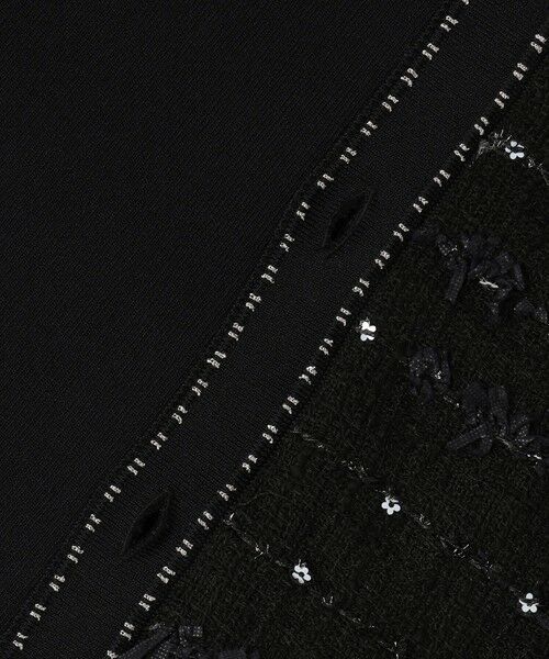 TOCCA / トッカ ノーカラージャケット | 【八木アリサさん着用】FLOWER HIDE AND SEEK ニットジャケット | 詳細14