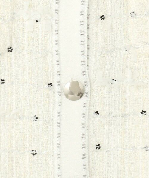 TOCCA / トッカ ノーカラージャケット | 【八木アリサさん着用】FLOWER HIDE AND SEEK ニットジャケット | 詳細22