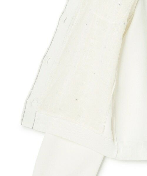 TOCCA / トッカ ノーカラージャケット | 【八木アリサさん着用】FLOWER HIDE AND SEEK ニットジャケット | 詳細25