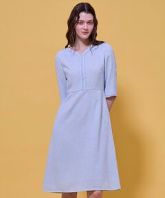 TOCCA / トッカ ロング・マキシ丈ワンピース | FROST MIST TWEED ドレス