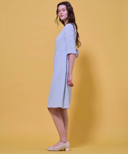 TOCCA / トッカ ロング・マキシ丈ワンピース | FROST MIST TWEED ドレス | 詳細3