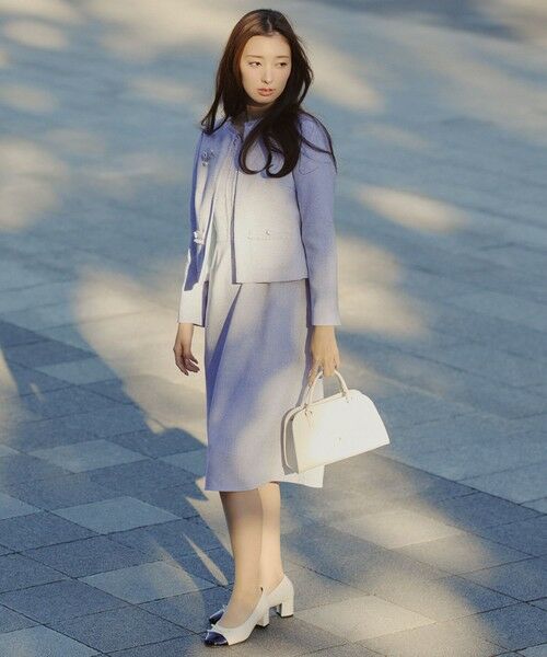 TOCCA / トッカ ロング・マキシ丈ワンピース | FROST MIST TWEED ドレス | 詳細15