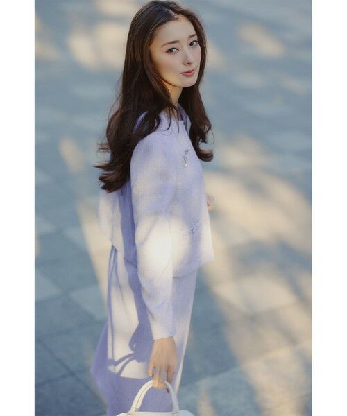 TOCCA / トッカ ロング・マキシ丈ワンピース | FROST MIST TWEED ドレス | 詳細16