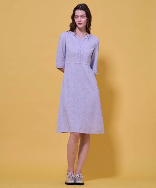 TOCCA / トッカ ロング・マキシ丈ワンピース | FROST MIST TWEED ドレス | 詳細15